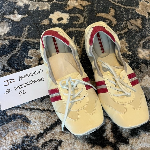 Vintage Prada Ballet Sneakers Size 38.5 - Picture 1 of 4